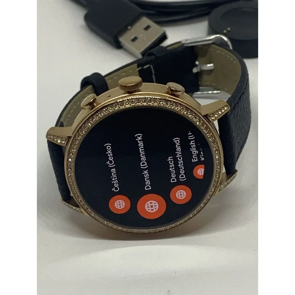 Fossil Gen 4 Authentic Digital Dial Smart Watch Custom Band FTW6011 QT476